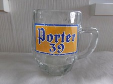 Chope à bière émaillée brasserie PORTER 39 vintage