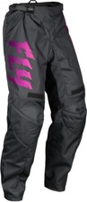 Pantalon enfant FLY RACING F-16 - gris/anthracite/rose