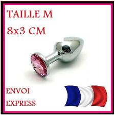 BIJOU INTIME STYLE ROSEBUD   PLUG ANAL  METAL TAILLE M- ANUS  SEXE VIBRO SEXTOY