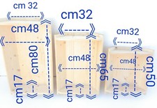 Maidda Sicilienne Maida Baignoire Bois Massif pour Empâtement Farine,Pain,Pizza