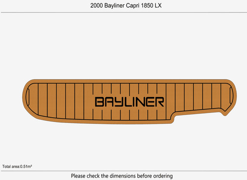 2000 bayliner capri 1850 - 1850, lx