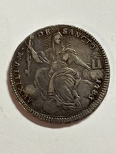 VATICAN : PIE VI : DOPPIO GIULIO 1783 : AN X 