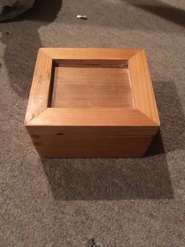 Boîte bois fait - boîte, en