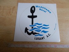 Autocollant MODÉLISME NAVAL - LUISANT A.C.
