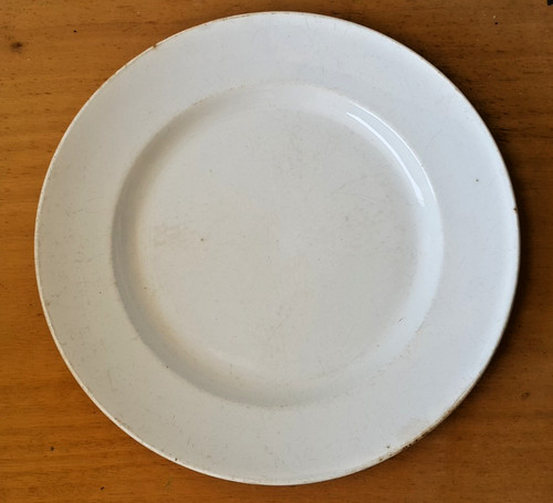 Ancien plat rond la - plat,