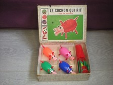 COCHON QUI RIT 4 JOUEURS ANCIEN JEUX DE SOCIETE MICHEL JOUEUR