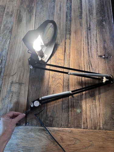 Vintage luxo magnifying - luxo, lamp