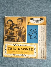 45T EP de Trio Raisner avec son centreur