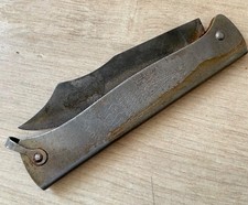 Ancien Couteau Pliant Douk Douk Modèle Déposé Inox Lame Fine