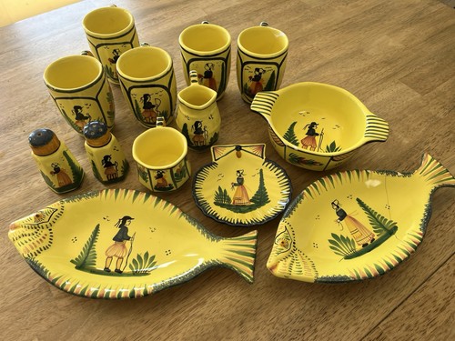 Set henriot quimper - 10,