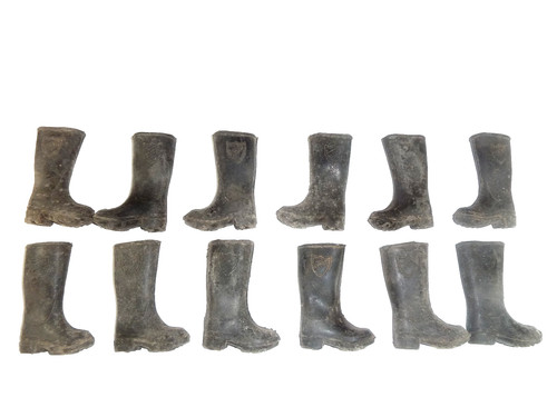 Paires bottes caoutchouc - de,