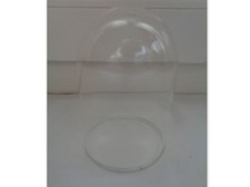 GLOBE CLOCHE EN VERRE ROND POUR PENDULE H : 10 CM  D : 6,8 CM  (N°11)  