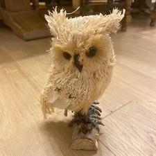 Figure figurines ❤️ Décoration jardin Noël - Hibou décoratif 20cm