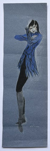 Dessin original aquarelle - dessin,
