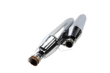 Muffler Silencer Set Chrom