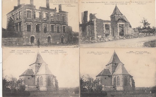 Lot old postcards war 18 - 4,