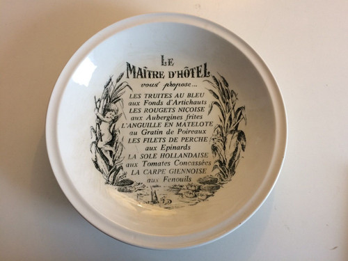 Plat service rond creux - plat,