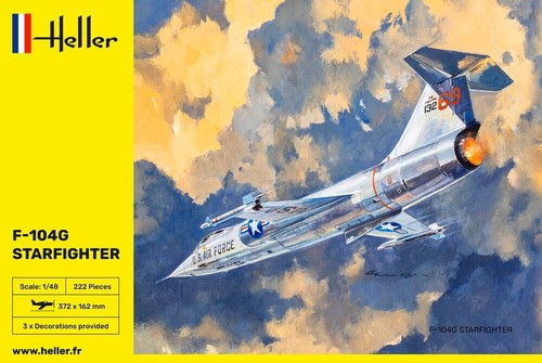 Heller 30520 avion 104g - heller, f-104g