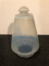 Tulipe de lustre ou applique en verre opalescent Art déco