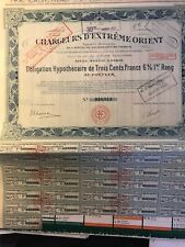 Chargeurs d'Extreme Orient Asie - Obligation 1925