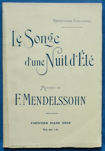Mendelssohn opéra piano - piano, solo