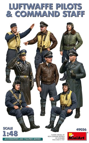 Miniart pilotes état major - pilotes, et
