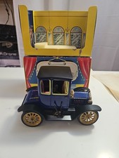 VOITURE SCHUCO OLDTIMER 1227 BLEUE    ANCIEN JOUET MÉCANIQUE   FORD COUPÉ T 1917
