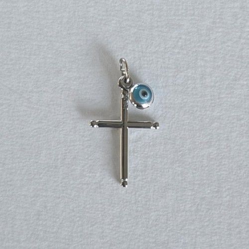 Pendentif croix cristal en - cristal,