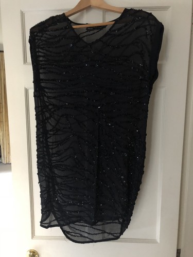 Robe soirée noire - de, à