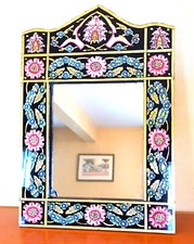 Grand miroir Marocain mural
