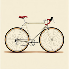 Autocollant mural autocollant vélo de route vélo autocollant mural 18 x 18 cm...