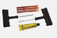 Kit de Réparation Pneu Tubeless 6 pcs  Voiture Moto Auto Crevaison 3X Mèche Neuf