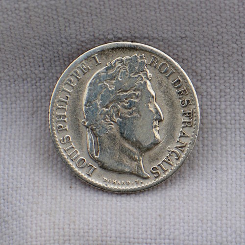 Franc louis philippe 1er - 1/2, louis-philippe