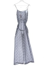 MANGO Combinaison Dames Pantalon T EU 38 bleu-blanc style décontracté