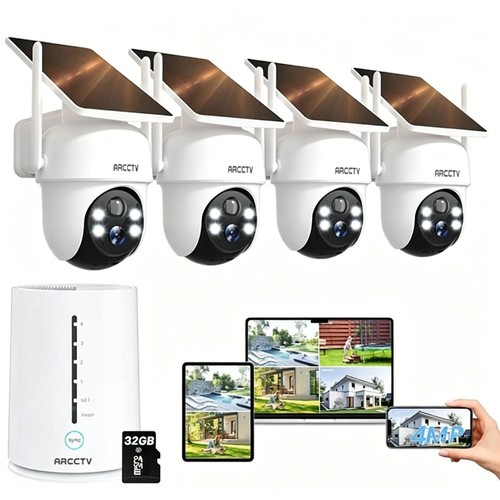 Arcctv solar battery powered - solar,