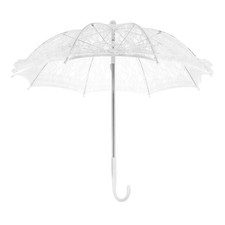Parapluie léger en dentelle blanche pour enfants, accessoire photo pour enfants