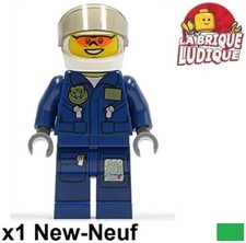 Lego Figurine Minifig City Police policier forest pilote hélicoptère cty0267 NEW