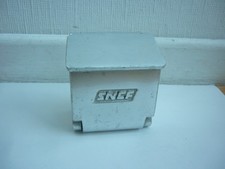 Ancien cendrier basculant de wagon SNCF en aluminium , train , chemin de fer