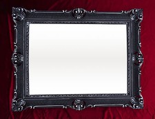 XXL Miroir Mural Noir Argent