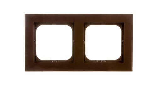 Sonata double cadre chocolat - double,