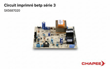 Circuit imprime betp serie 3 Chappée BAXI : SX5687020 - JJJ005687020