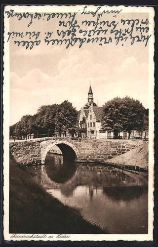 Carte postale friedrichstadt - carte,