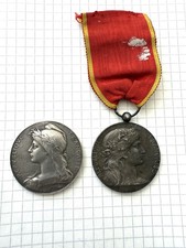 Deux médailles ARGENT 24.9g