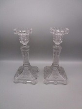 PORTIEUX paire de bougeoirs