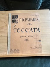 Paradisi toccata pour piano - pour,