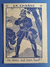 Chromo Vin de Viande AUBERY - La Chasse - Où donc est mon fusil ?