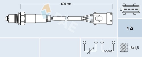 Sonde lambda 77281 fae - 77281,