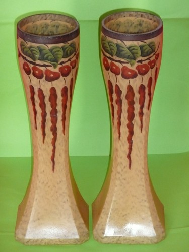 Paire vases verre - paire,
