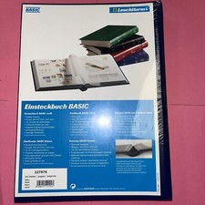 1 CLASSEURS A4 LEUCHTTURM 64 PAGES FOND BLANC Bleu