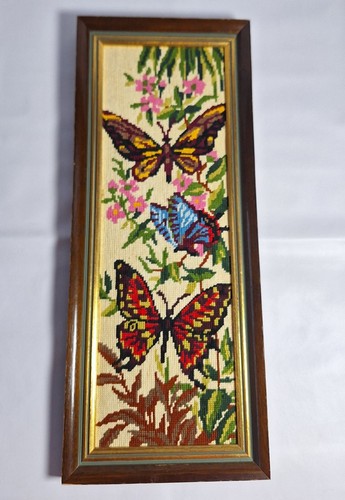 Canevas papillon vintage - canevas,